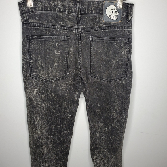 Cheap Monday stretch skinny jeans in black ice - Picture 2 of 3